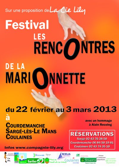 Affiche A4 Festival Rencontres de la marionnetteSS logo Le Mans300dpiCMJN